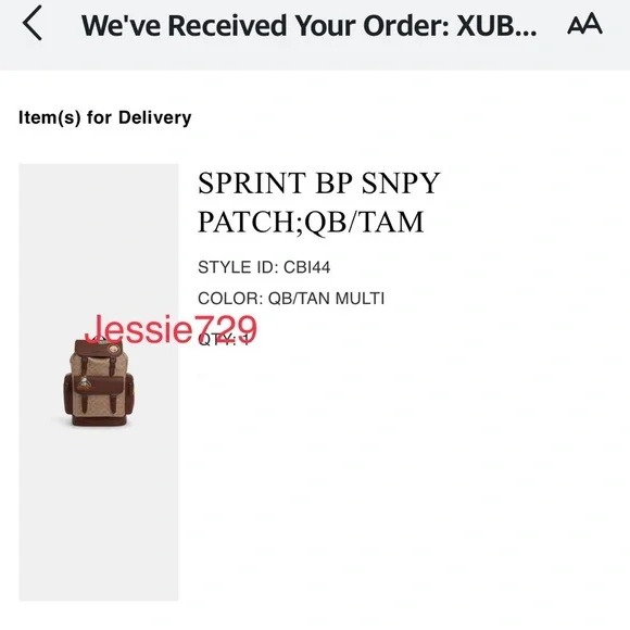 ‼️last one‼️NWT！Coach X Peanuts Sprint Backpack In Signature With Patches（CBI44） - Picture 13 of 13